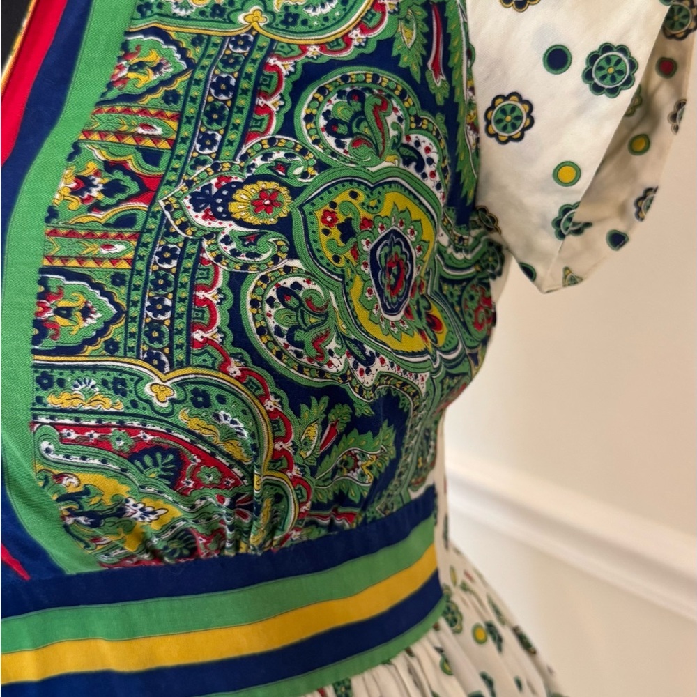 Multicolor Patterned Maxi Dress - Picture 3 of 6